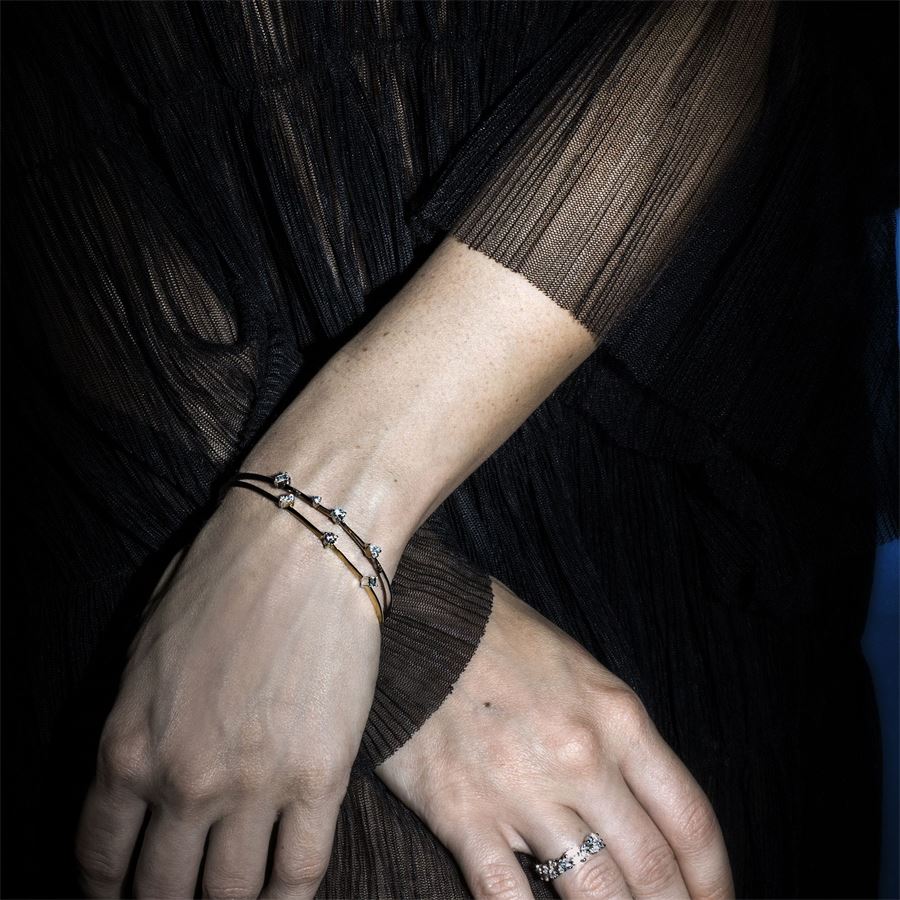 Yellow gold 'Balance' Bracelet BALANCE | BRAAU18G MQ TO PR CT 0,36